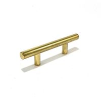 Halador para Puerta Barra Oro Cepillado 64 Mm