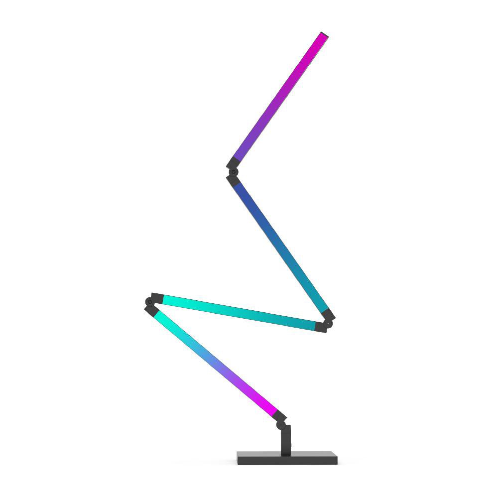 Lámpara de Pie Inteligente Plegable RGB WiFi Lámpara Decorativa Inteligente Plegable con C…