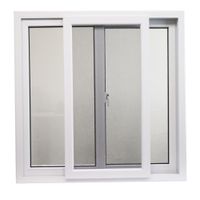 Ventana PVC S60 Corrediza con Cedazo 120 x 100 Cm
