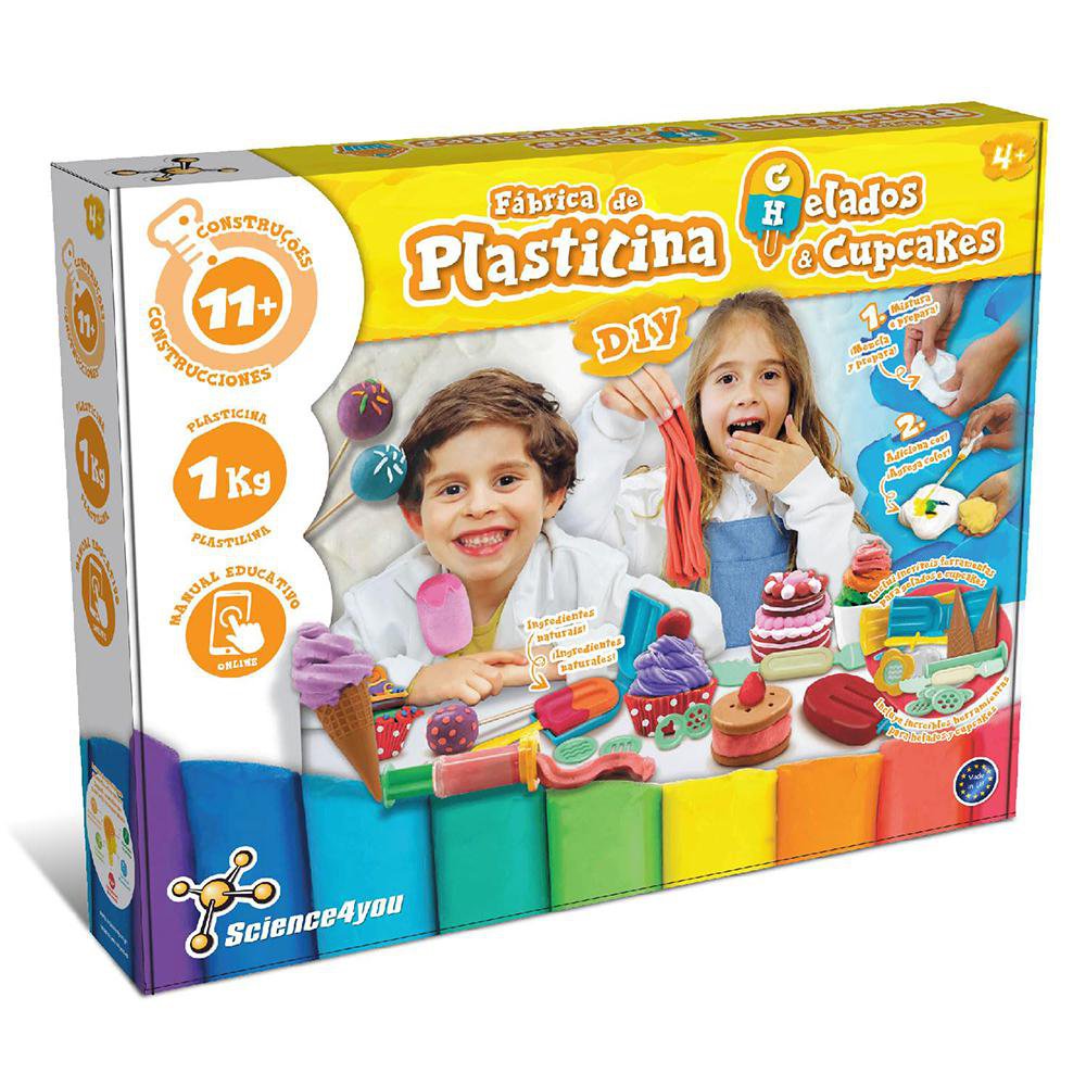 Set de Creación de Plasticina de Helados y Cupcakes para 4+ Años Plasticina Helados Y Cupc…