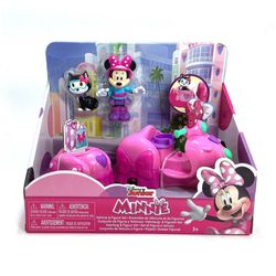 Minnie Mouse Figura Y Vehículo