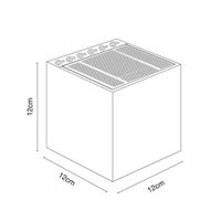 Lámpara de Pared Solar 7W Café