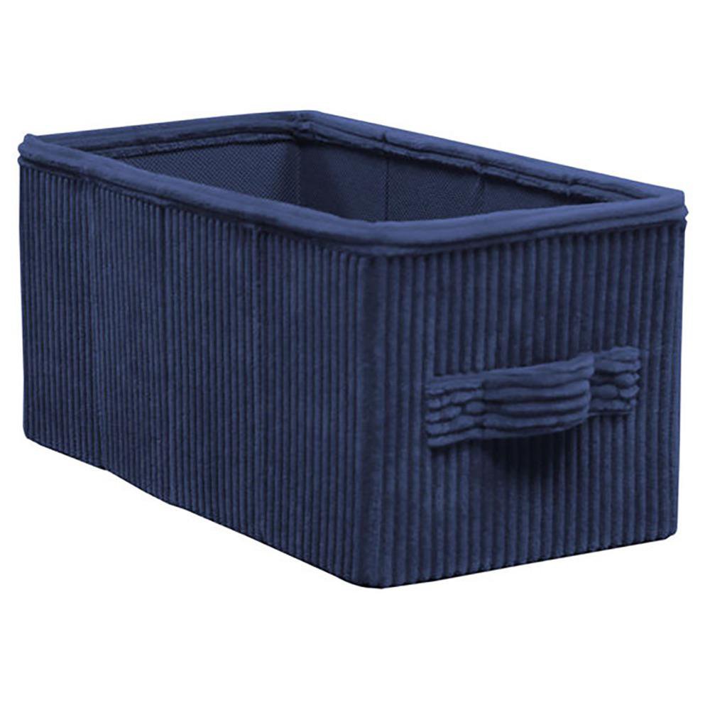 Caja Plegable 14 x 14 x 31 cm de Tela Color Azul