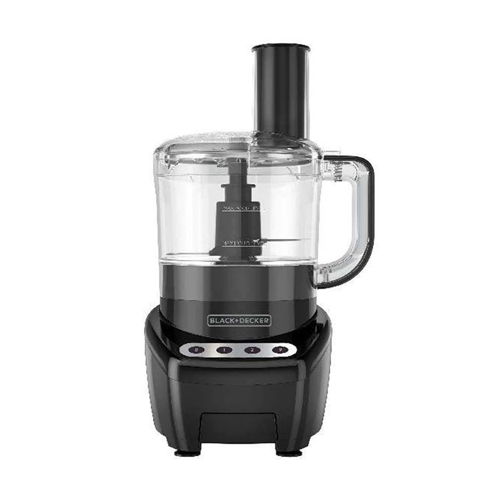 Procesador de Alimentos para 8 Tazas 450 W Color Negro Procesador de Alimentos de 8 Tazas 450W con Cuchilla de Acero Negro
