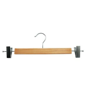 Percha de Madera con Pinzas y Gancho