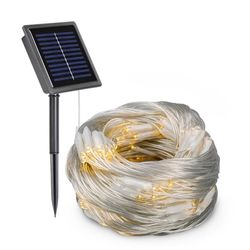 Serie de 15 Luces LED Solar de Luz Cálida 10m