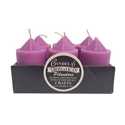 Set-de-6-Velas-Aromaticas-Pilandros-de-Lavanda