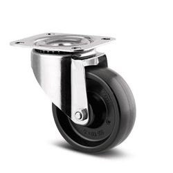 Rodo Poliuretano Giratorio con Placa 4 Plg 125Kg