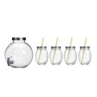 Set Contenedor de Bebidas 5 L con Vasos