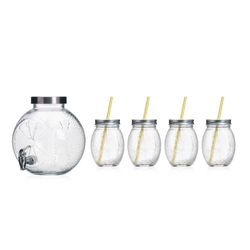 Set Contenedor de Bebidas 5 L con Vasos