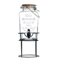 Refrequera de Vidrio con Base y Dispensador 3 L