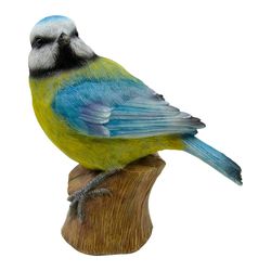 Figura Decorativa de Pájaro Herrerillo para Jardín