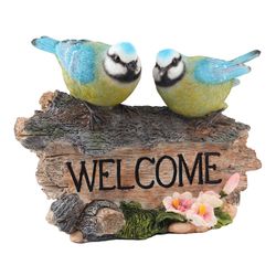 Set Decorativo de Pájaros Herrerillo para Jardín