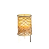 Lámpara de Mesa Decorativa con Base Metálica