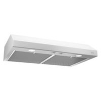 Campana Extractora de Cocina con Luz Broan Glacier Blanca 30 Plg