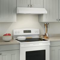 Campana Extractora de Cocina con Luz Broan Glacier Blanca 30 Plg