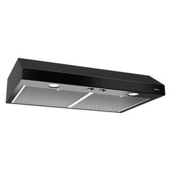 Campana Extractora de Cocina con Luz Broan Glacier Negra 30 Plg