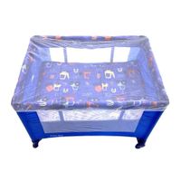 Corral con Cambiador Azul