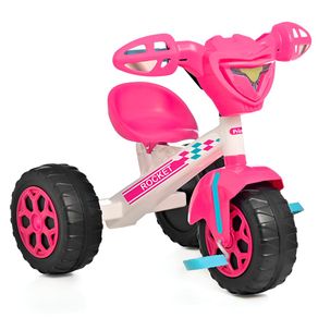 Triciclo Rocket Rosa para Niña
