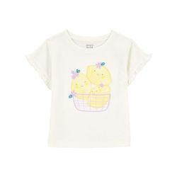 Camiseta de Algodón con Estampado de Limones para Niña - Varias Tallas