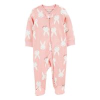 Mameluco de Algodón con Estampado de Conejos para Niña - Varias Tallas