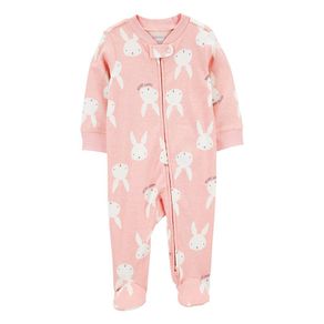 Mameluco de Algodón con Estampado de Conejos para Niña - Varias Tallas