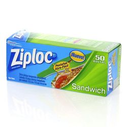 Ziploc Sandwich 50 Bolsas - Ziploc