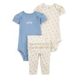 Set de Bodys y Pantalón Estampado para Niña - Varias Tallas