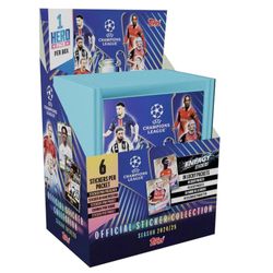 Caja de Calcomanías de la Champions League 2025 Diseños Surtidos