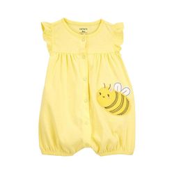 Mameluco con Bordado Floral y Volantes para Niña - Varias Tallas