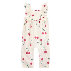 Mameluco Largo con Estampado de Cerezas para Niña - Varias Tallas