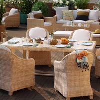 Mesa Comedor de Mimbre Medena