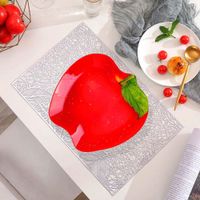 Plato Manzana de Vidrio