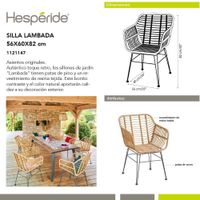 Silla para Exterior Lambada