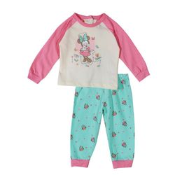 Pijama de Manga Larga con Estampado de Minnie Mouse para Niña - Varias Tallas