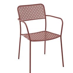 Silla Sandy con Brazos Terracota