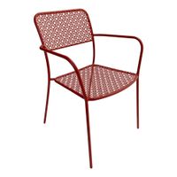 Silla Sandy con Brazos Terracota