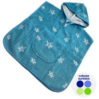 Toalla-Diseño-Estrellas-con-Capucha-Colores-Surtidos