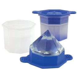 Set de 2 Moldes para Hielo Diseño Diamante