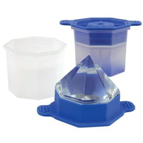 Set de 2 Moldes para Hielo Diseño Diamante