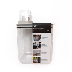 Dispensador de Jabón Flow 1.5 L Transparente Beige