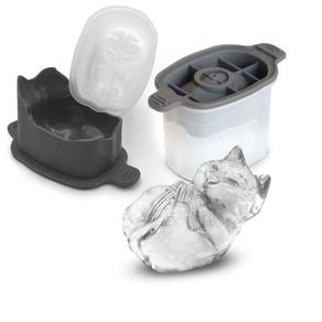 Set de 2 Moldes para Hielo Diseño Gato