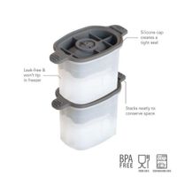 Set de 2 Moldes para Hielo Diseño Gato