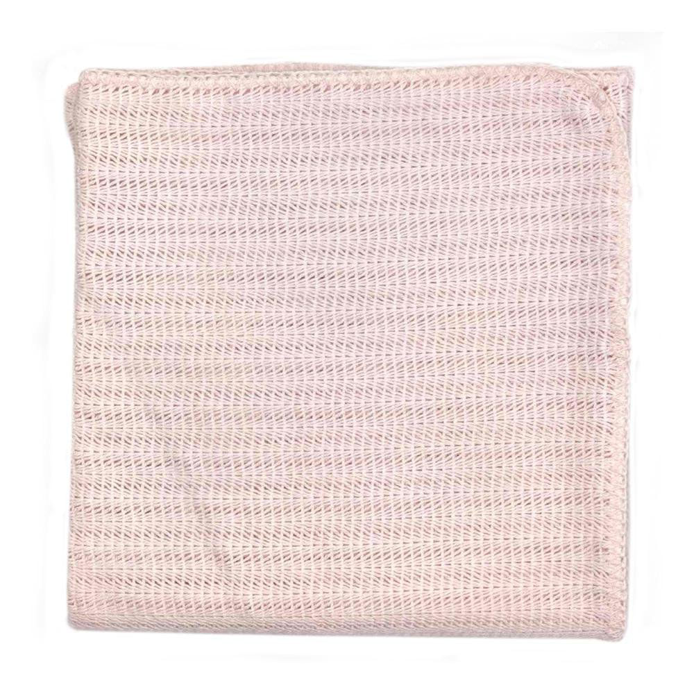 Frazada Suave para Bébe con Acabado de Puntada Espiga de 75 x 100 Cm de Algodón Color Rosa…