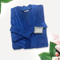 Bata-de-Baño-Azul-Talla-M-Unisex