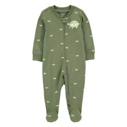 Mameluco Interlock Tortuga Verde Oliva para Niño - Varias Tallas