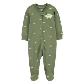 Mameluco Interlock Tortuga Verde Oliva para Niño - Varias Tallas