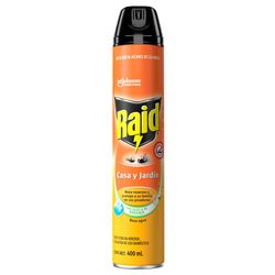 Insecticida Raid Casa y Jardín 400 Ml