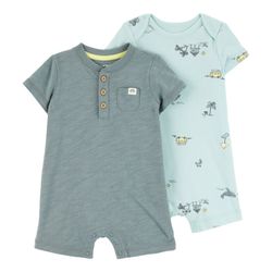 Mamelucos Azul y Estampado de Playa para Niño - Varias Tallas