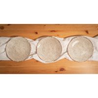 Plato Para Cena 10.6 Plg Granito Blanco - Niu Haus